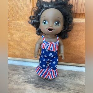 Starry Doll in Blue Outfit